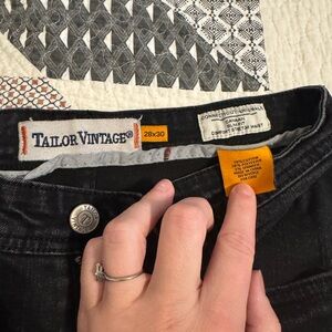 Tailor Vintage Dark Denim Pants